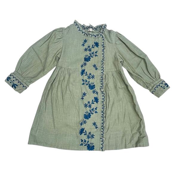 LALi Other - NWT LALi Size 4 Florence Dress in Sage with Embroidery